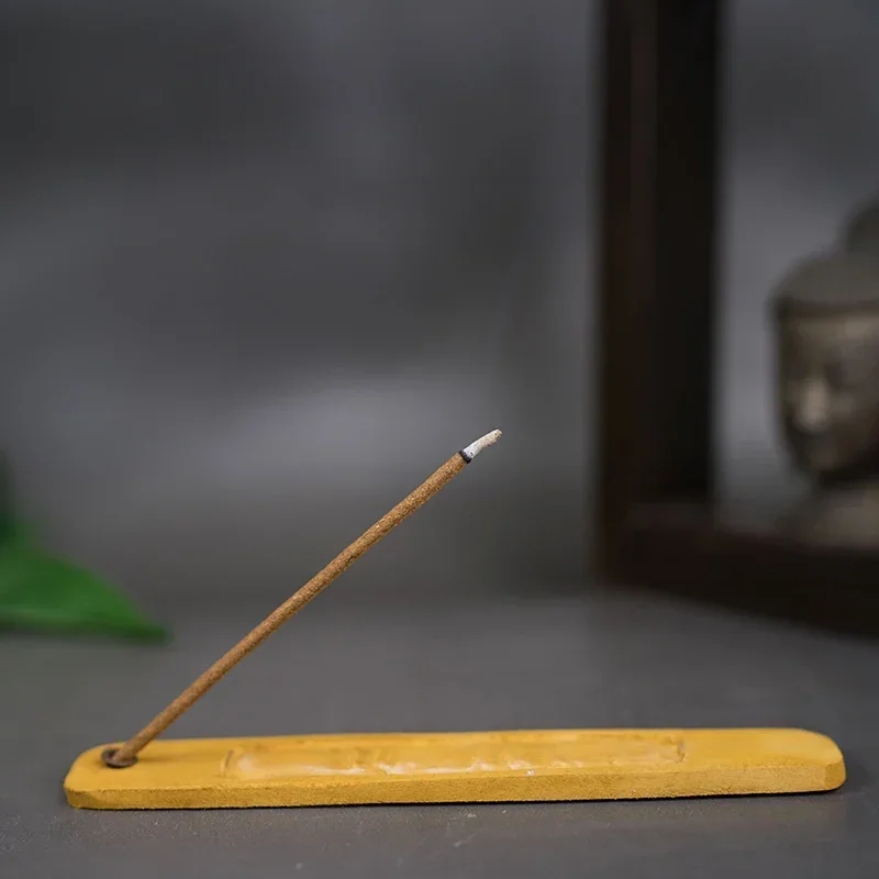 Home Fragrance Zen - ログプラントのお香スティック、複数の天然素材使用、安全な手作りホームフレグランス、ヨガ、瞑想、禅のギフト、竹編みパッケージ