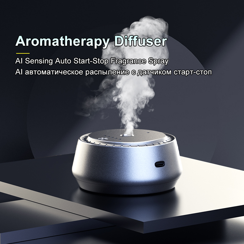 Home Fragrance That Lasts Long - スマートアロマディフューザー AI自動感知 スタート/ストップスプレー 素早い消臭 長時間持続する香り 家庭用