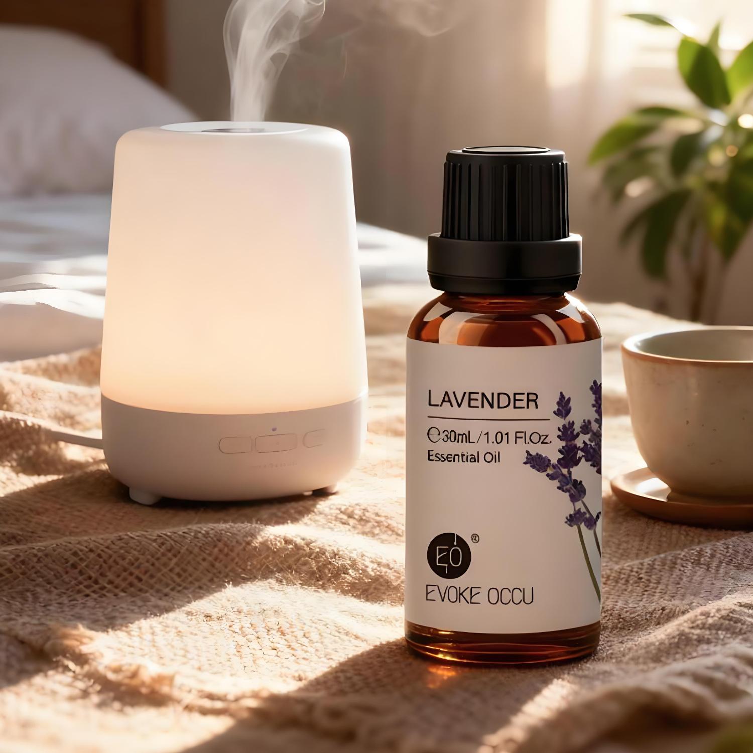 Home Fragrance Jasmine Diffuser - EVOKE OCCU ラベンダー エッセンシャル オイル 純粋な天然アロマセラピー