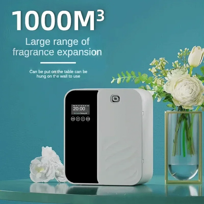 Parfum Home Fragrance - 1000m3 電気香りディストリビューター Bluetooth 壁掛けフレグランスディフューザープロフェッショナルアロマディフューザー家庭用電気香り