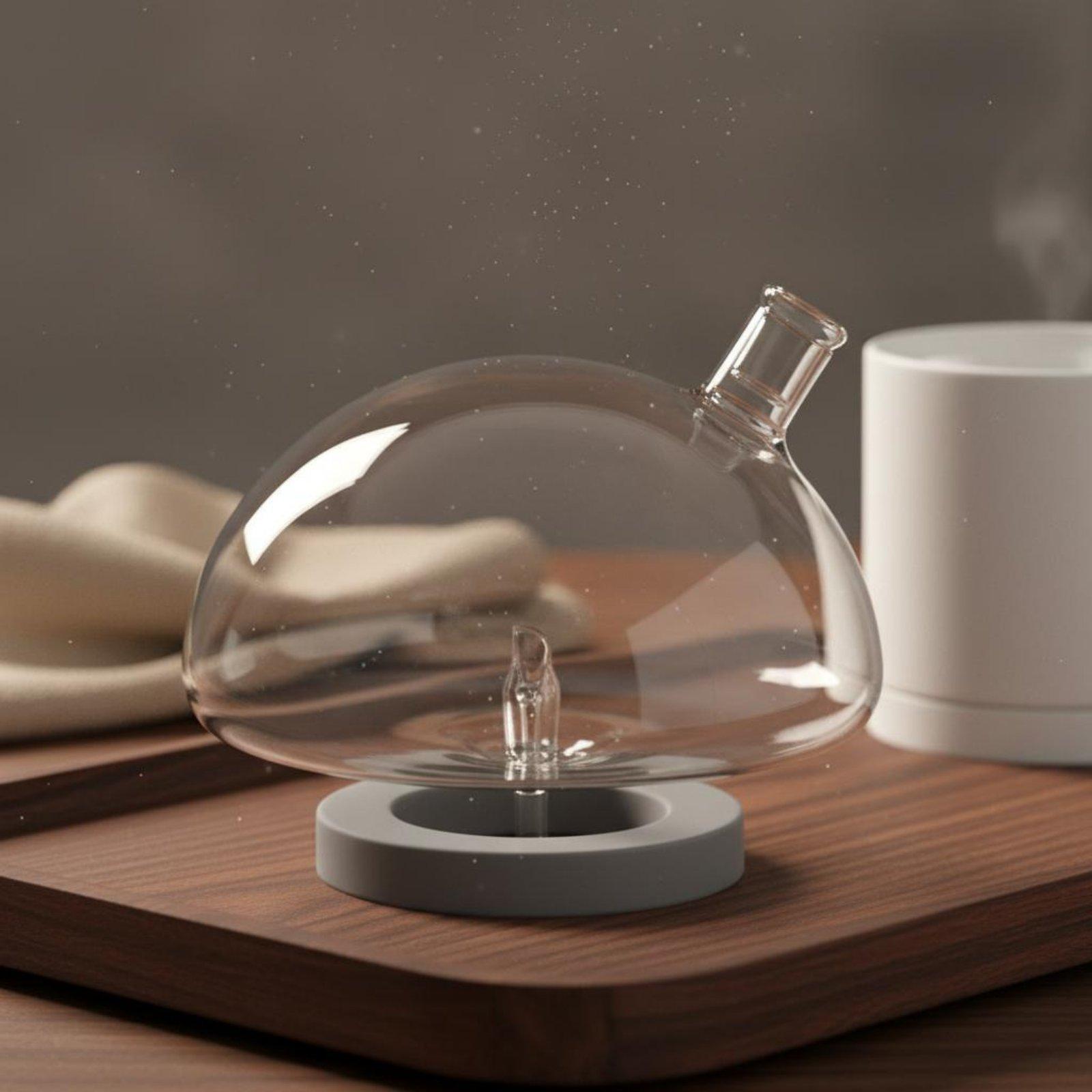 Home Fragrance Diffuser - ディフューザーボトル ユニバーサルフィット ガラス交換用 ウォーターレスフレグランスディフューザー ホーム香り付きエッセンス ネブライザー