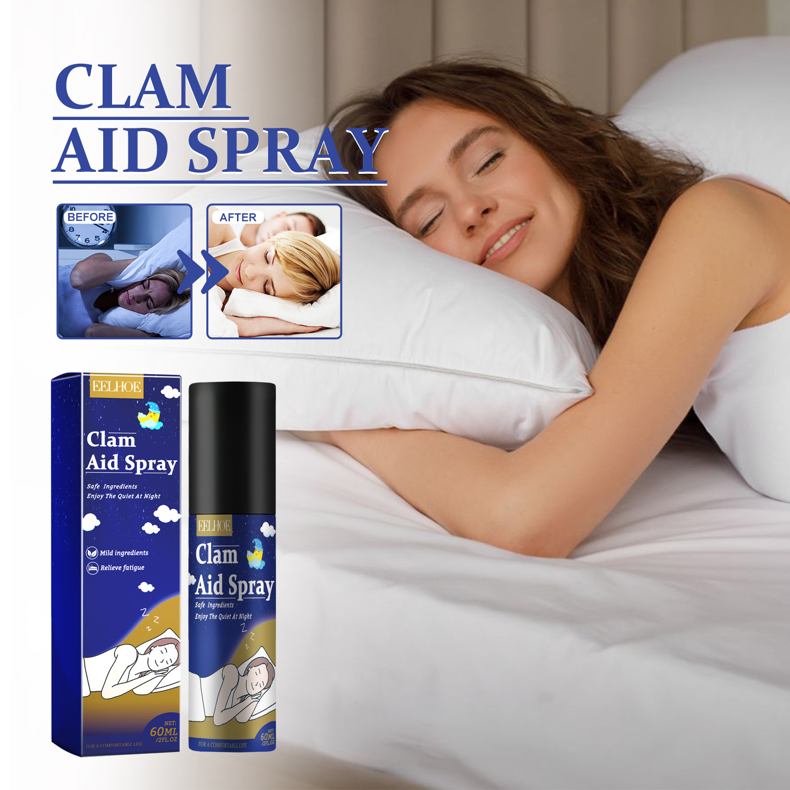 Lavender Pillow Spray - ラベンダー睡眠快適スプレー - 枕のそばで心安らぐ睡眠を実現する、優しく爽やかな夜間ケアスプレー