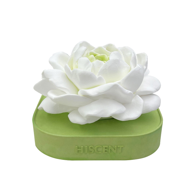 Home Fragrance Jasmine Diffuser - ジャスミン石膏アロマディフューザー石膏フラワーカー＆デスクトップフレグランスデコレーションエッセンシャルオイルディフュージョンコンテナホームデコレーション