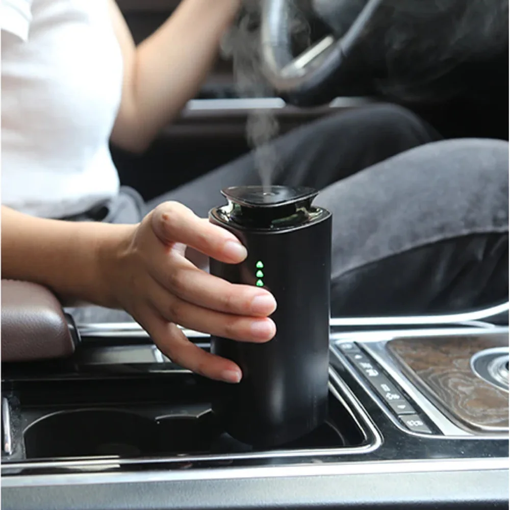 Parfum Home Fragrance - Namste-車のフレグランスディフューザー、自動空気清浄機、アロモホームフレッシュナー、車のアロマ用USB充電、アロマディフューザー、1200mah