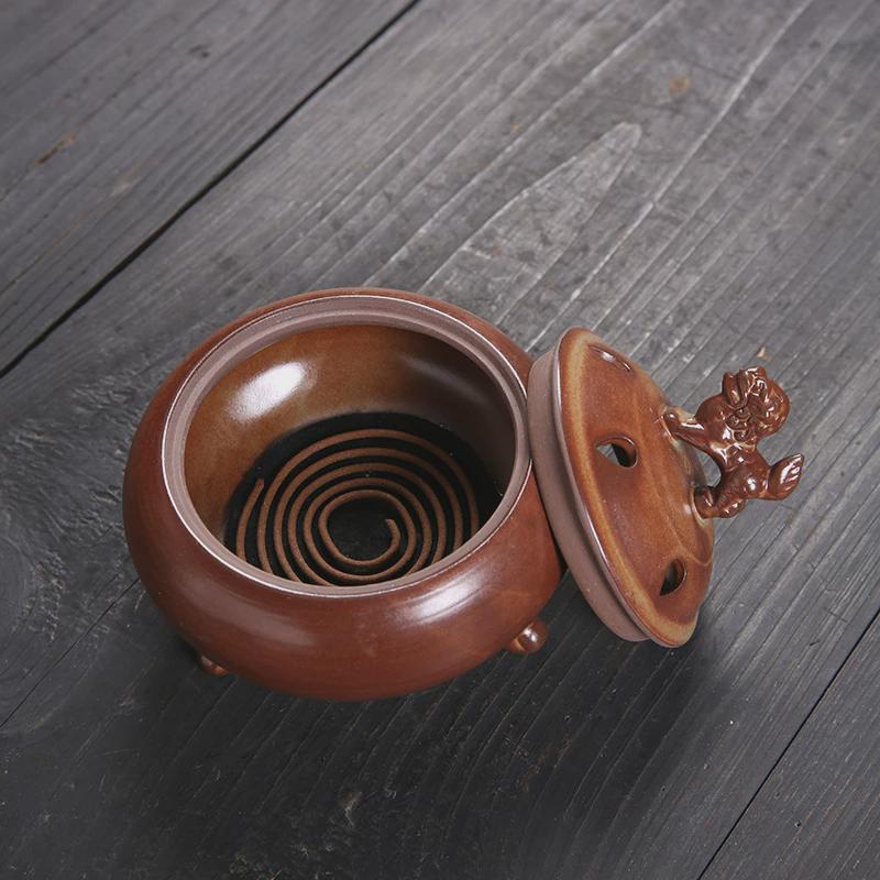 屋内用セラミック香炉家庭用白檀香炉禅スタイルレトロ装飾品香り - Home Fragrance Zen のレビューと価格
