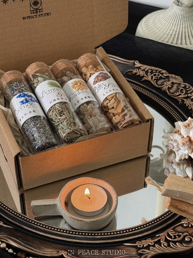 天然ハーブ植物のローストインセンスギフト、セージ、ラベンダー - In Home Fragrance Products のレビューと価格