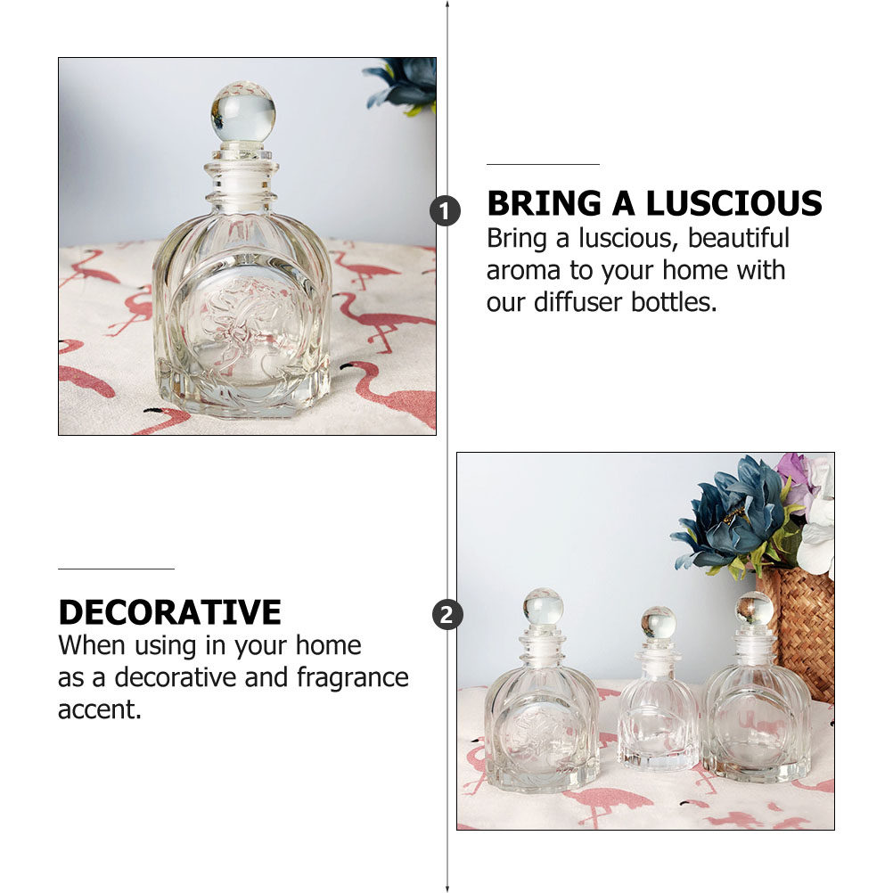 5 セットのフレグランスボトル透明フレンチスタイル香水ディフ - Home Fragrance Diffuser のレビューと価格
