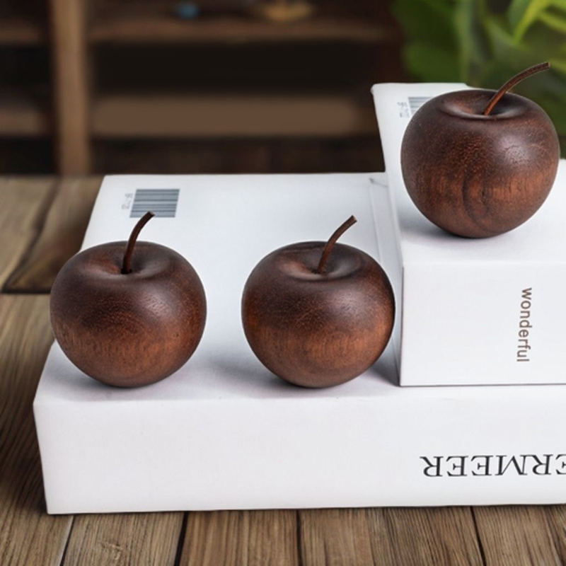 1 個の木製リンゴ型エッセンシャルオイルディフューザーフレグ - Home Fragrance Diffuser のレビューと価格
