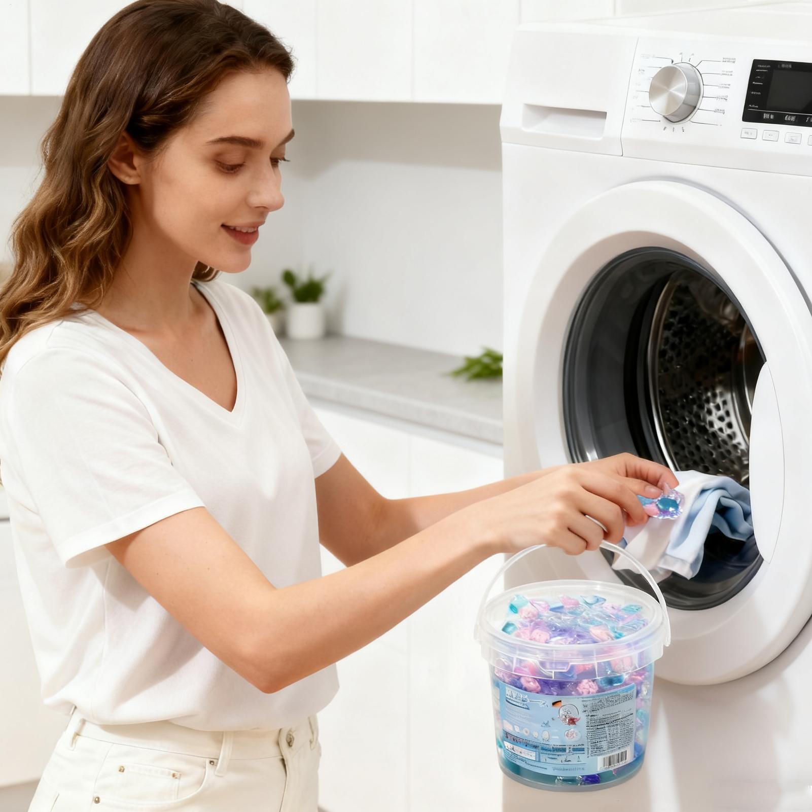洗濯洗剤ポッド 深層洗浄洗濯洗剤ポッド 柔軟剤ビーズ入り 長 - Home Fragrance That Lasts Long のレビューと価格