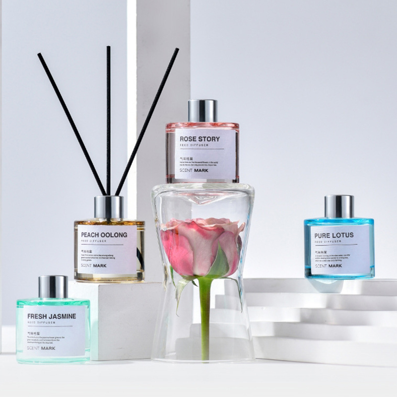 50mlリードディフューザーセット ローズ ラベンダー ジャ - Home Fragrance Jasmine Diffuser のレビューと価格