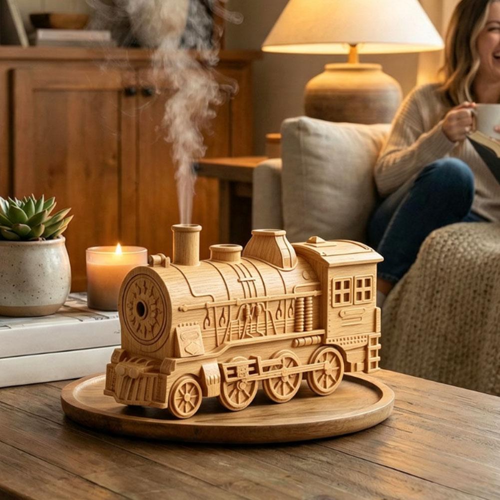 300 ミリリットルアロマセラピーマシン加湿器レトロ蒸気機関 - Home Fragrance Diffuser のレビューと価格