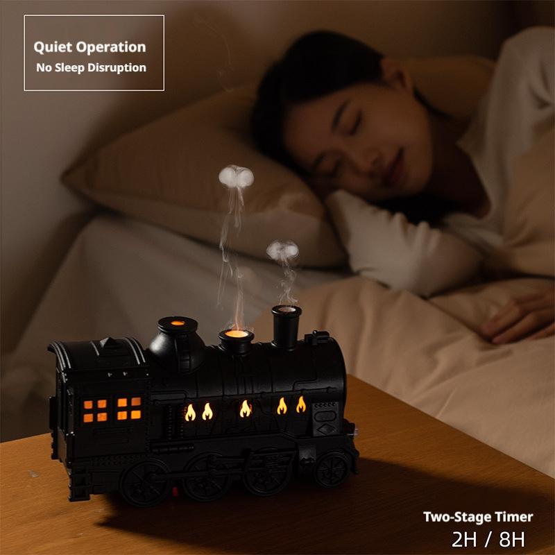 300 ミリリットルアロマセラピーマシン加湿器レトロ蒸気機関 - Home Fragrance Diffuser のレビューと価格