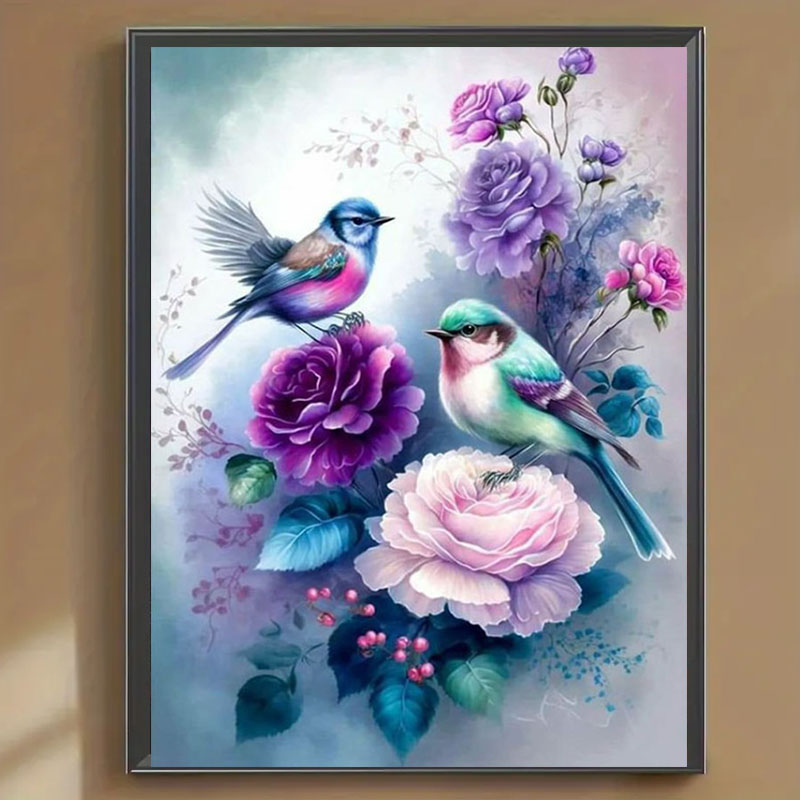 鳥のさえずりと花の香りのダイヤモンドペインティングセット1セ - Fragrance Home Decor のレビューと価格