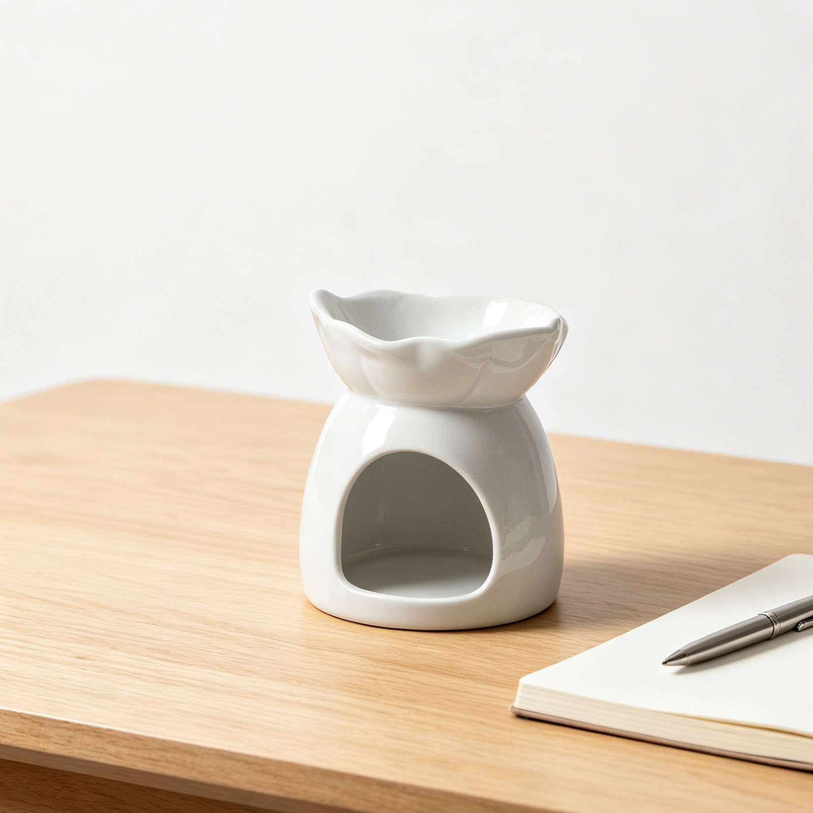 セラミックホルダー エレガントな葉型ティーライトオイルバーナ - Home Fragrance Diffuser のレビューと価格