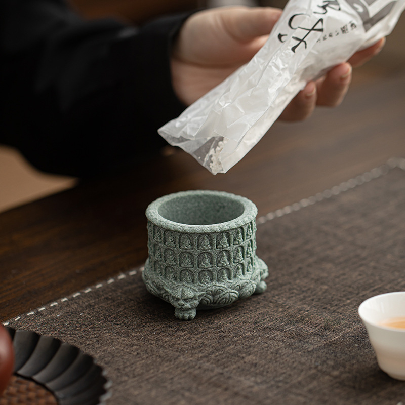青砂石千仏蓮香入れ禅家庭茶卓飾り香炉茶道用品香炉 - Home Fragrance Zen のレビューと価格