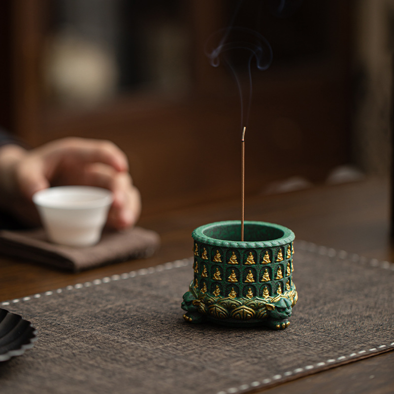 青砂石千仏蓮香入れ禅家庭茶卓飾り香炉茶道用品香炉 - Home Fragrance Zen のレビューと価格