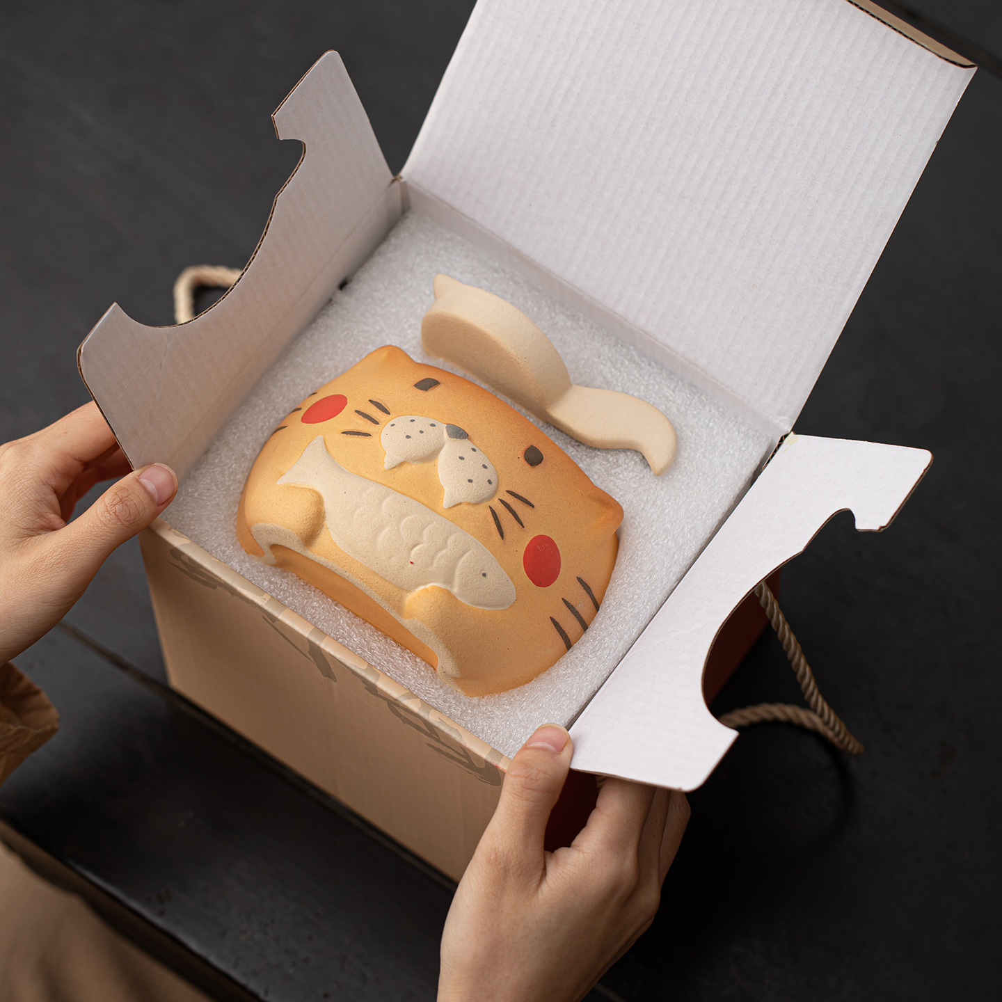 かわいい子猫の香りの暖炉セラミックティーウォーマー、お茶を温 - In Home Fragrance Products のレビューと価格
