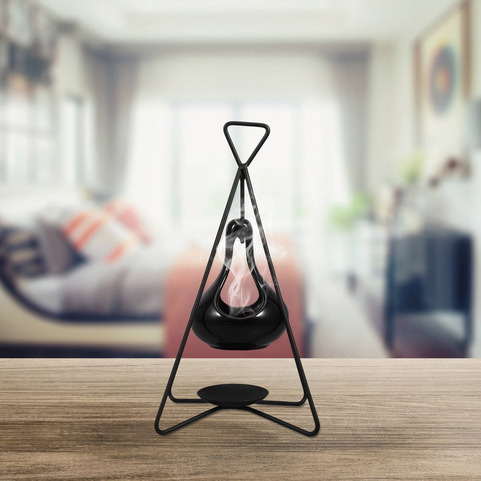 アロマワックスバーナー1セット、鉄製セラミック製エッセンシャ - Home Fragrance Zen のレビューと価格