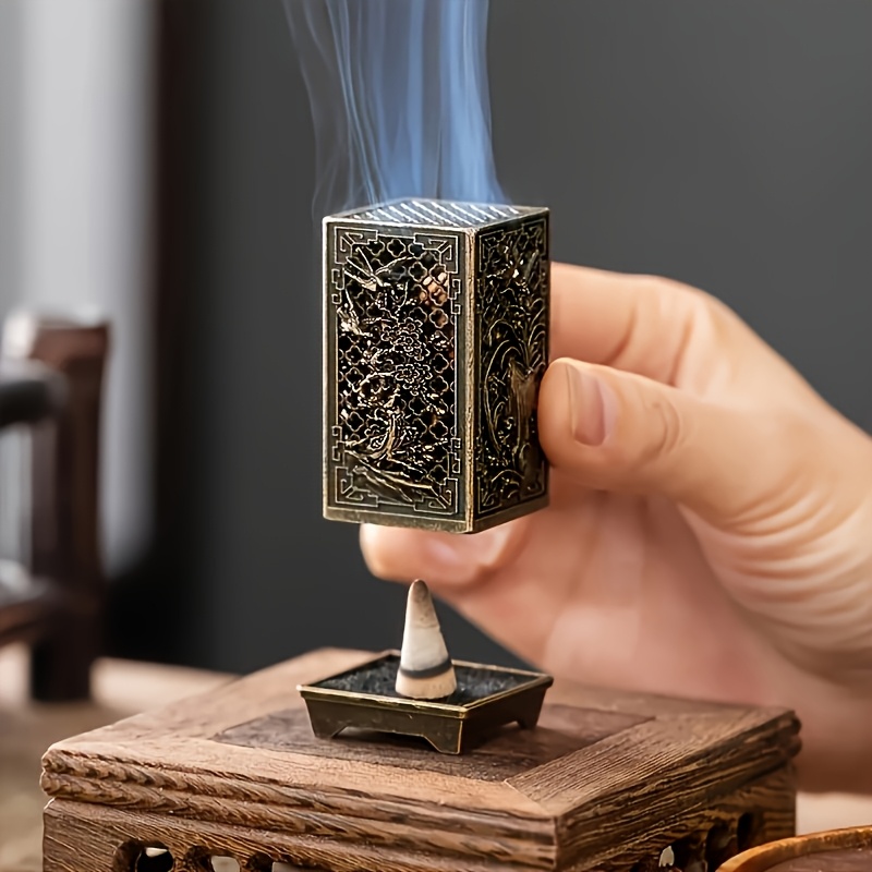 2ピース中国伝統香炉セット - 梅の花、蘭、菊の模様が施され - Home Fragrance Zen のレビューと価格