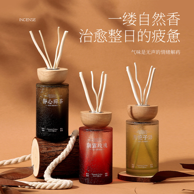 ログカバーラタンアロマセラピー、中国禅室内芳香装飾品、寝室と - Home Fragrance Zen のレビューと価格
