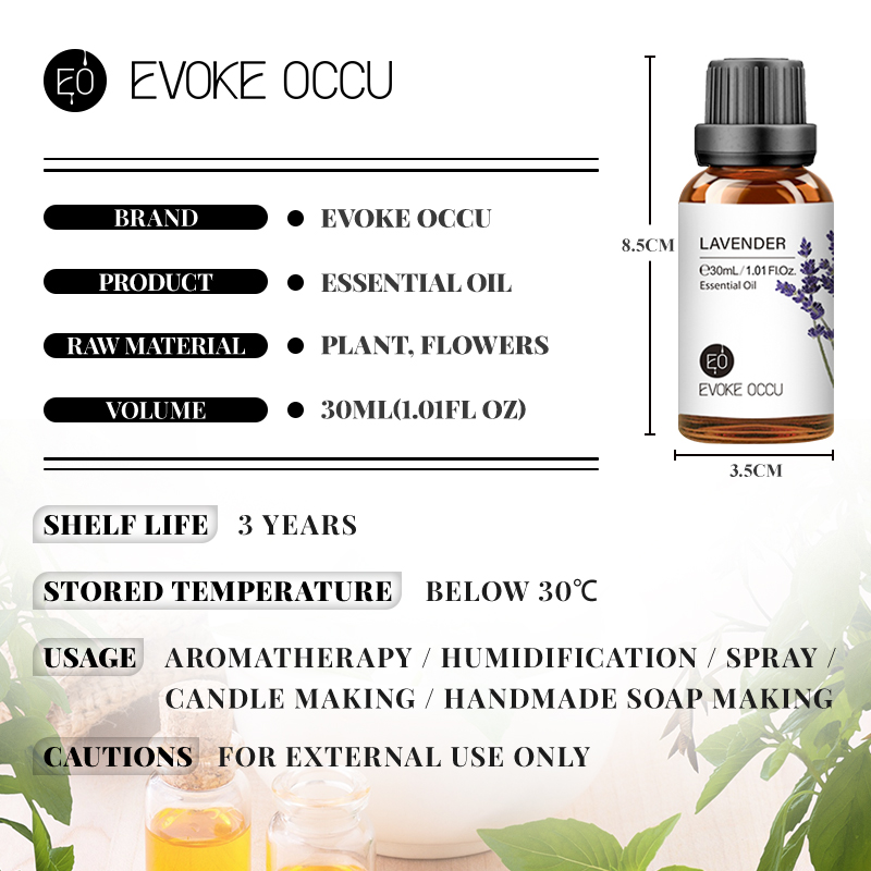 EVOKE OCCU ラベンダー エッセンシャル オイル 純 - Home Fragrance Jasmine Diffuser のレビューと価格