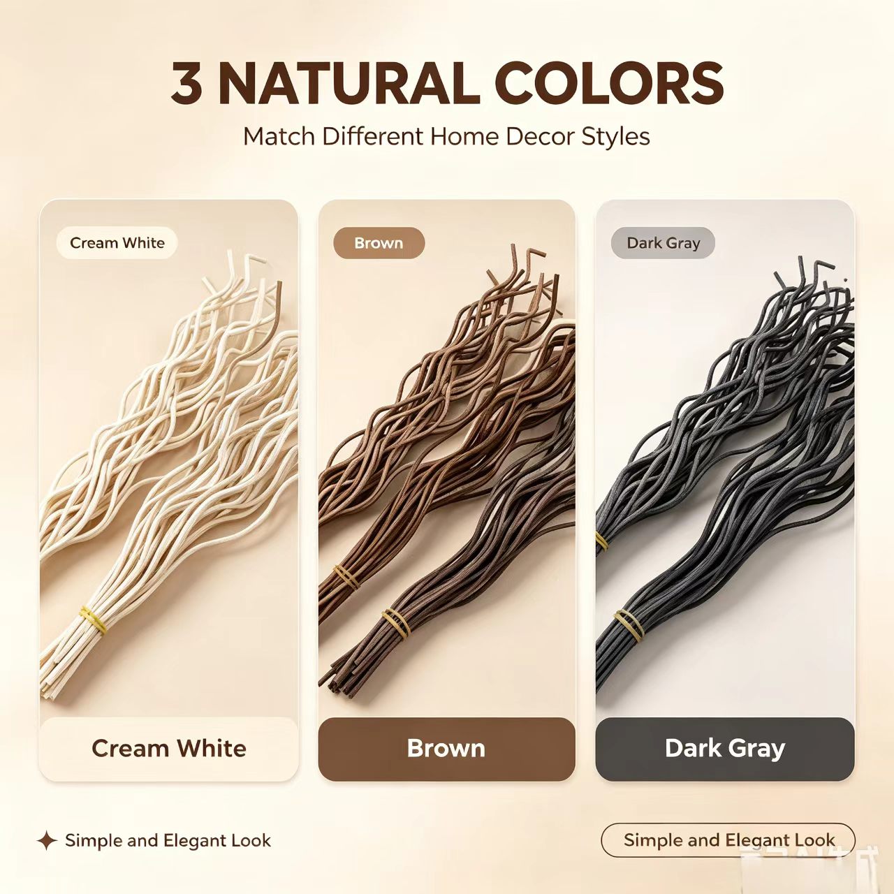 20 個の長い波状籐リードディフューザースティックフレグラン - Home Fragrance Premium のレビューと価格