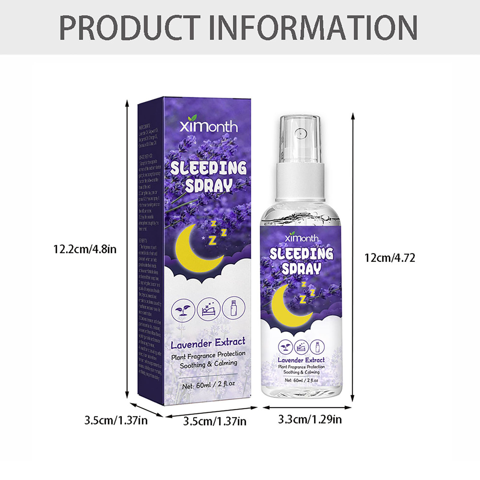 60ml ベッドタイム カーミング ラベンダー スリープ ス - Lavender Pillow Spray のレビューと価格