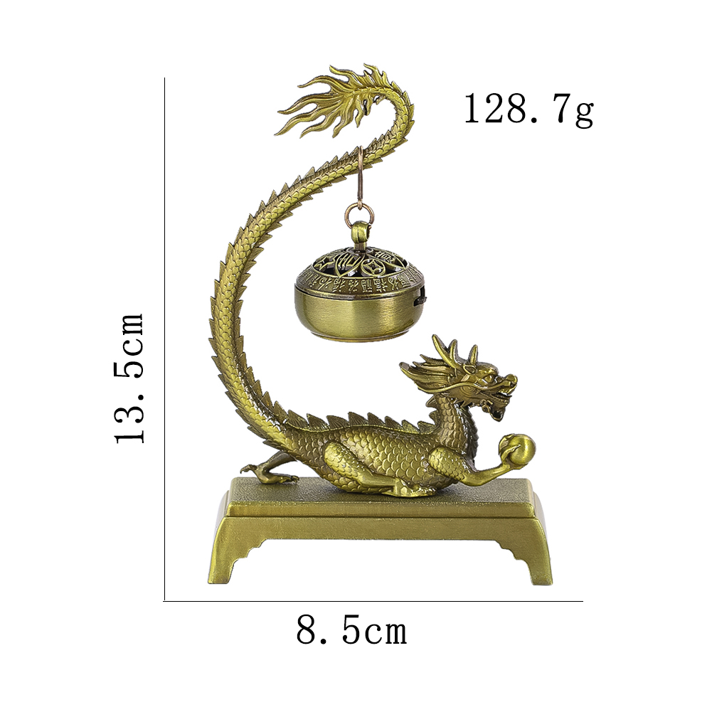 合金ヴィンテージ中国ドラゴン香炉オフィスビジネス茶道アクセサ - In Home Fragrance Products のレビューと価格