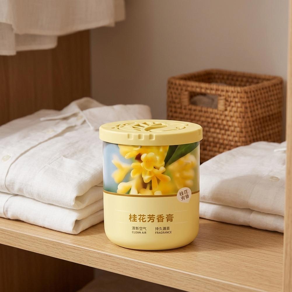 固形芳香剤 キンモクセイの香り フレグランスクリーム 家庭用 - Home Fragrance Premium のレビューと価格