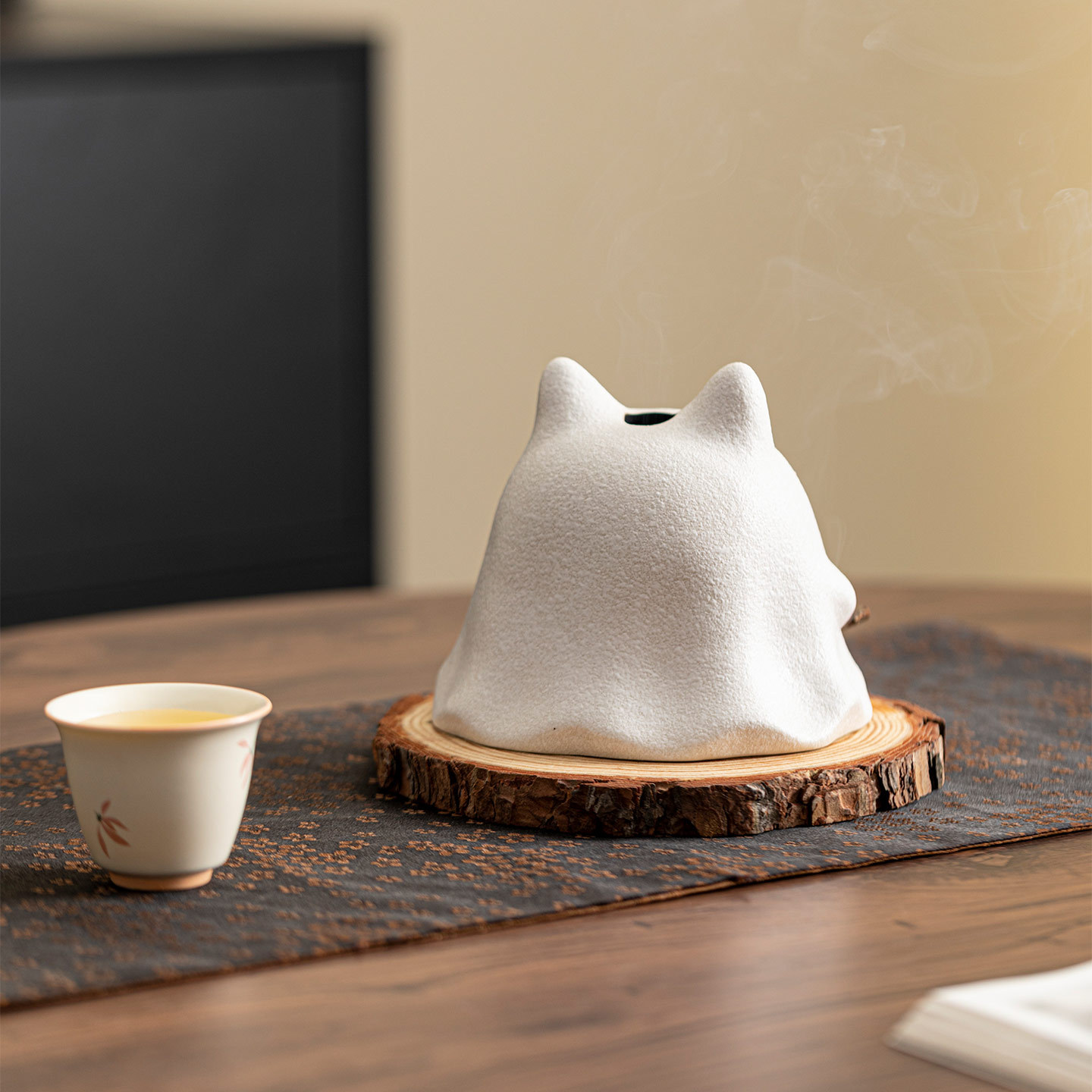かわいい犬の香りの暖炉型クリエイティブホームセラミック香炉ト - In Home Fragrance Products のレビューと価格