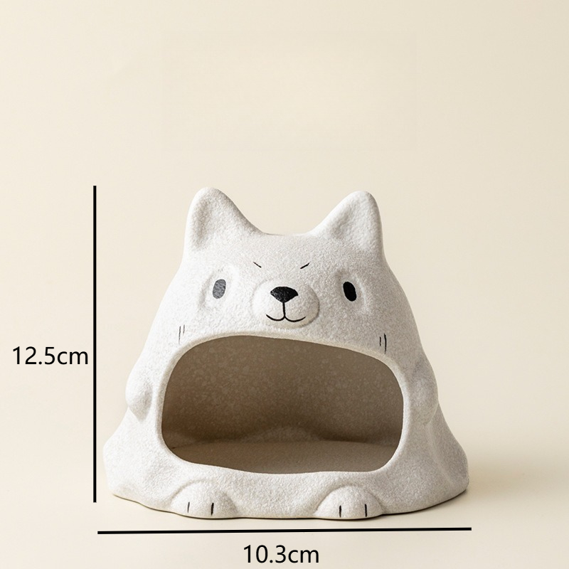 かわいい犬の香りの暖炉型クリエイティブホームセラミック香炉ト - In Home Fragrance Products のレビューと価格