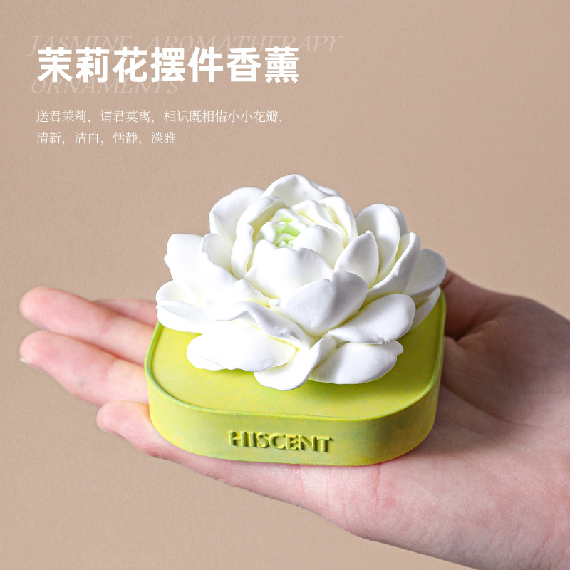 ジャスミン石膏アロマディフューザー石膏フラワーカー＆デスクト - Home Fragrance Jasmine Diffuser のレビューと価格